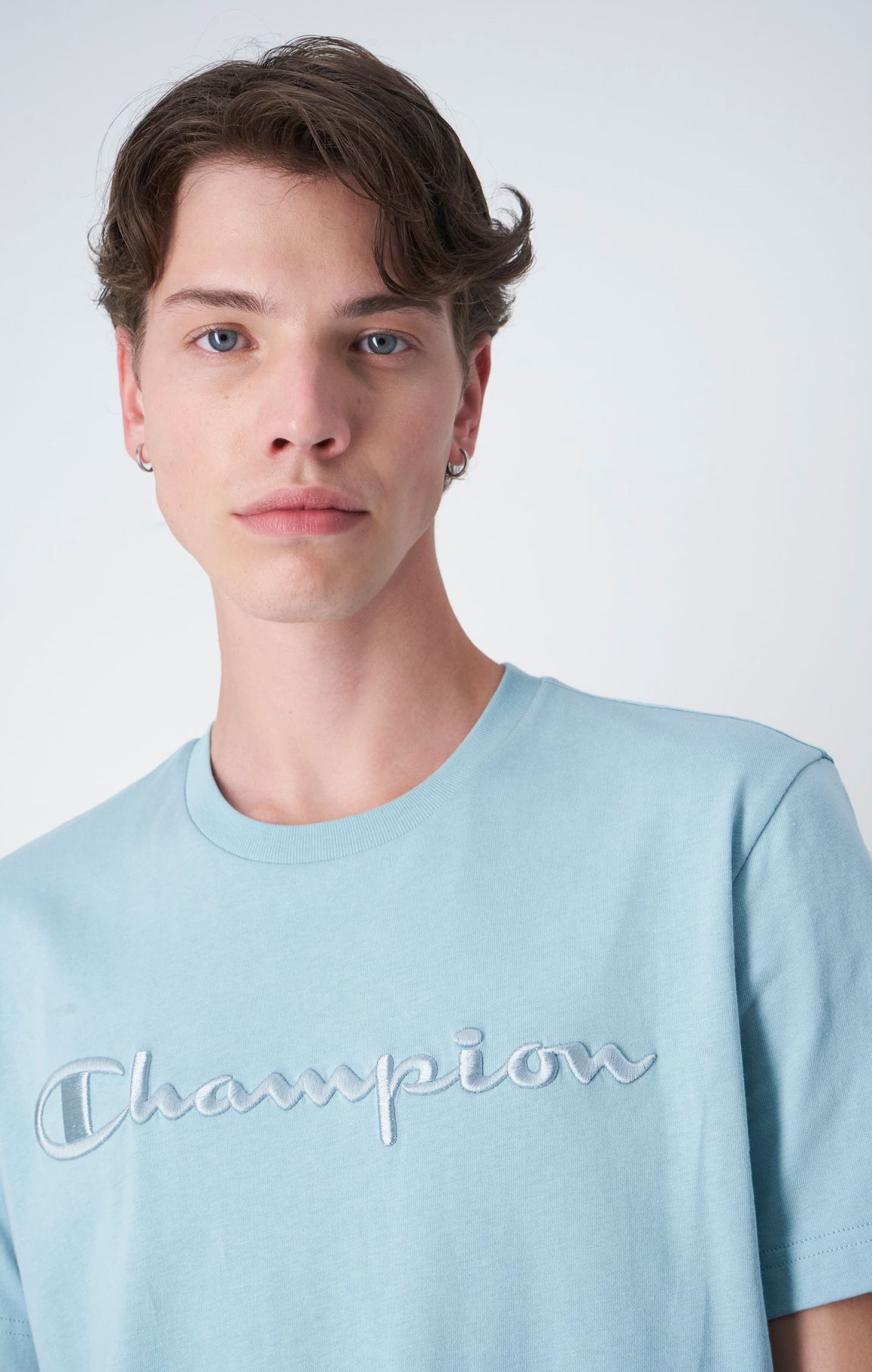 Honeydew T-shirt en coton à logo Champion brodé