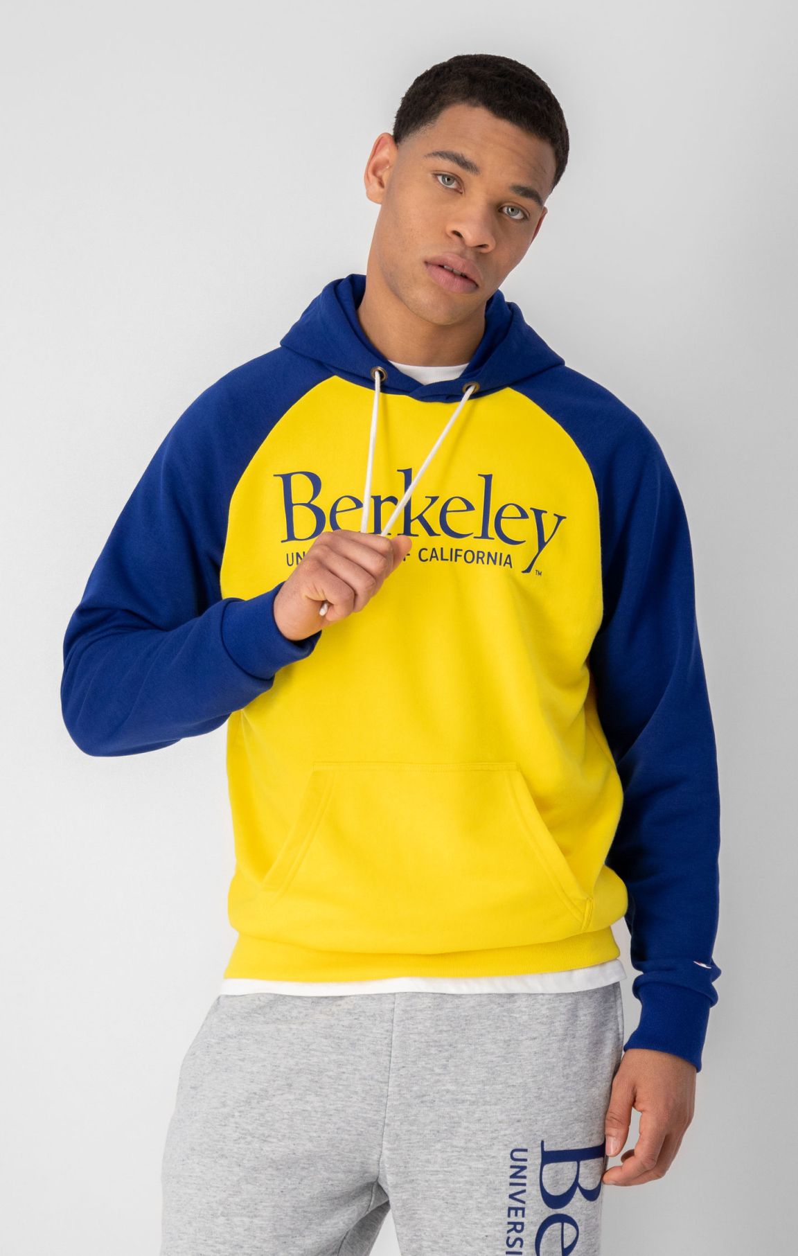 Buttercup Yellow College Logo Heavy French Terry Hoodie