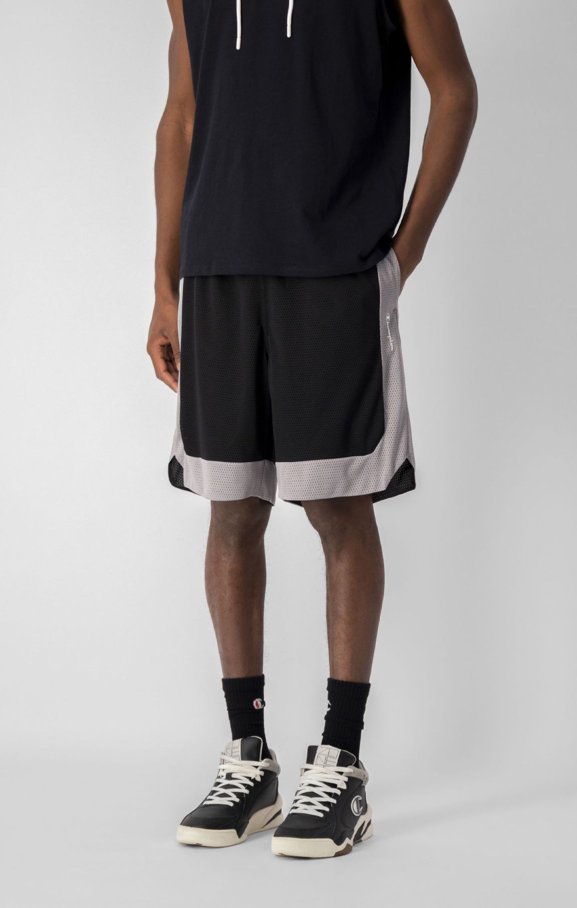 Pantalón corto de baloncesto de malla suave
