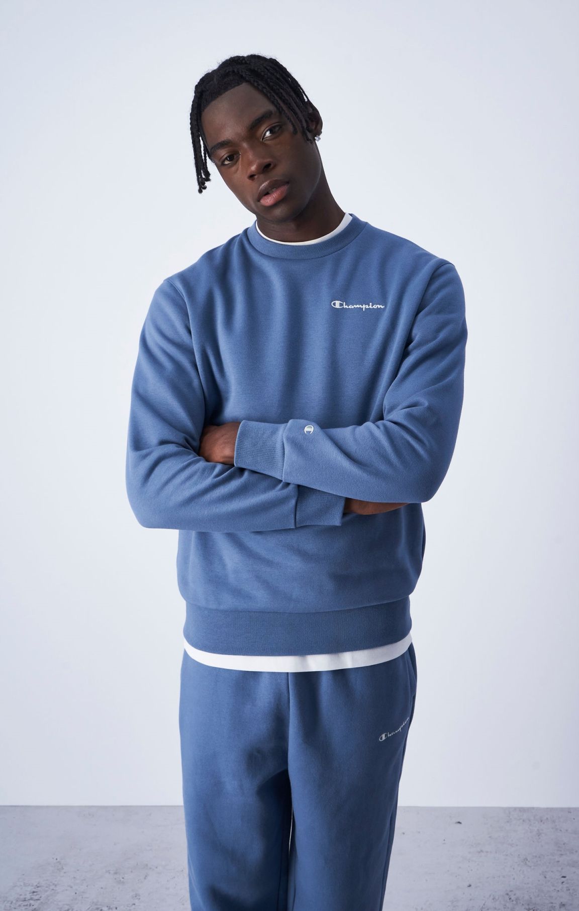 Blaugrün Eco Sweatshirt aus Bio-Baumwolle