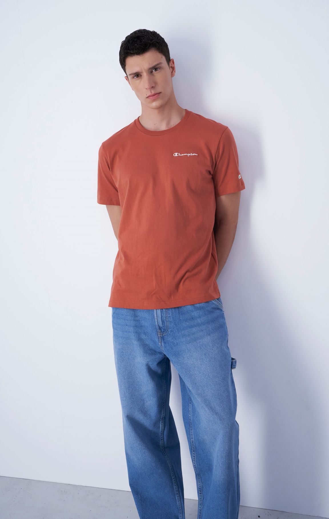 Marron Sable T-shirt en coton bio écoresponsable