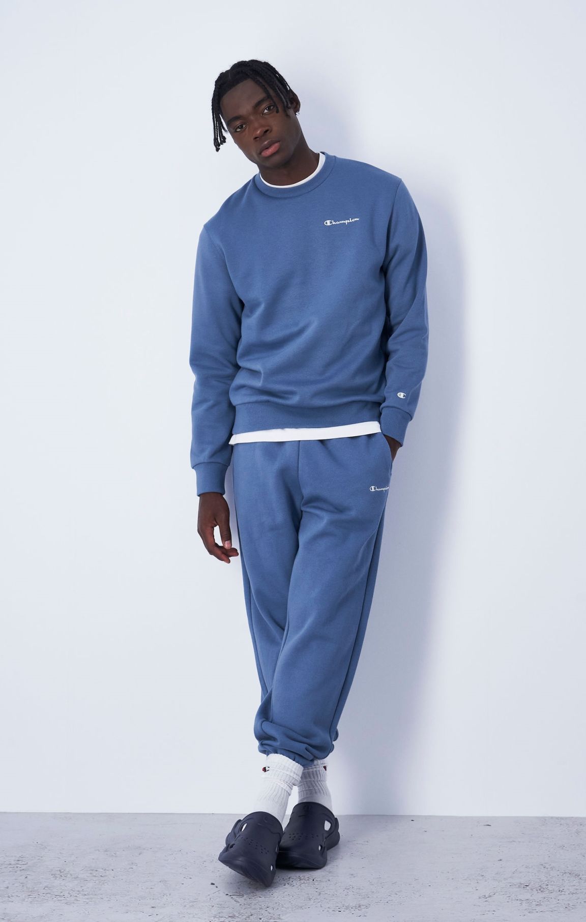 Bleu Sarcelle Pantalon de jogging en coton bio écoresponsable