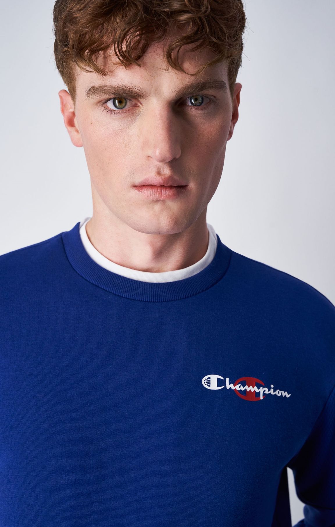 Dunkelblau Powerfleece-Sweatshirt im Basketball-Stil
