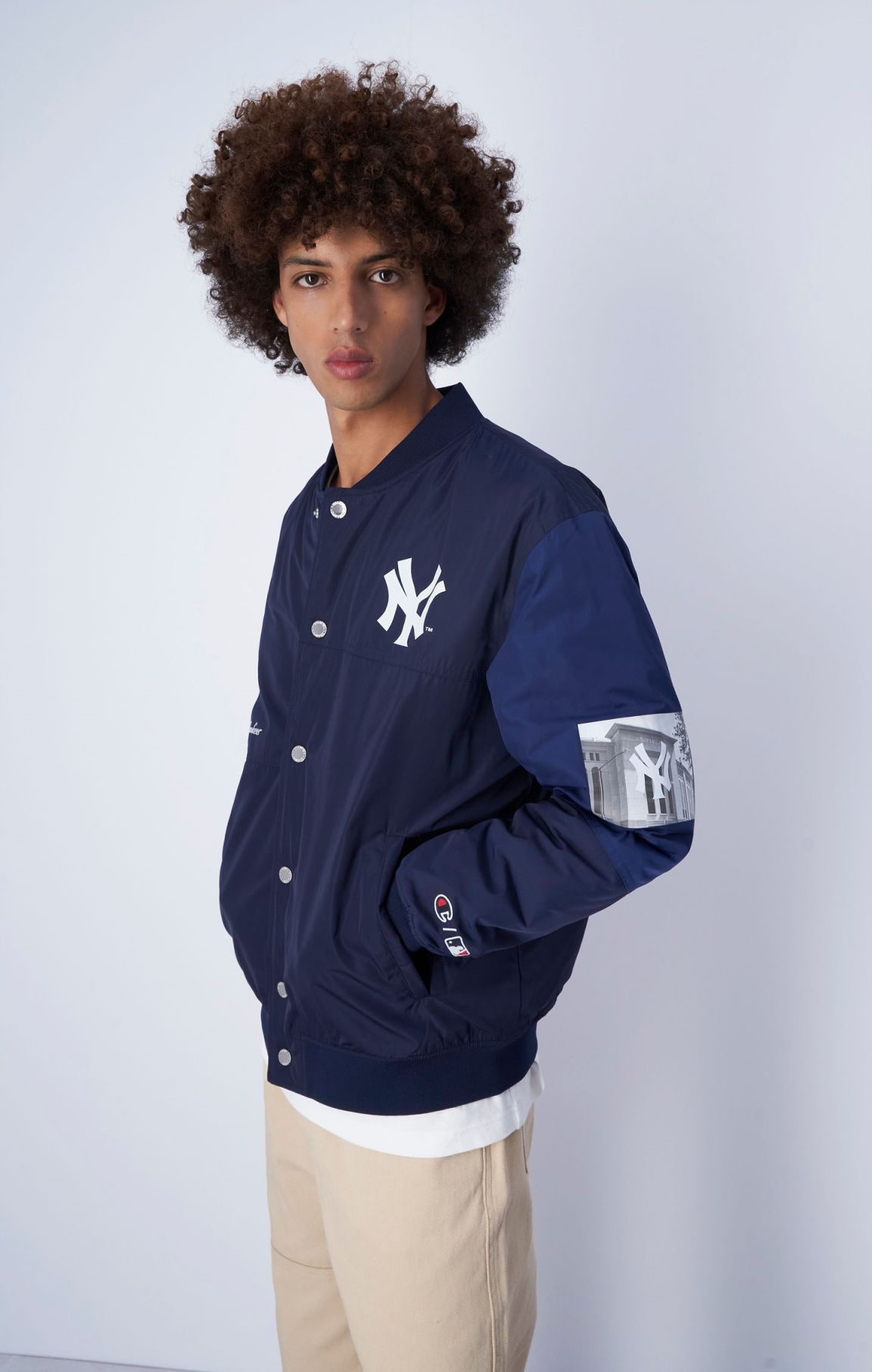 MLB Quilted Bomber Jacket