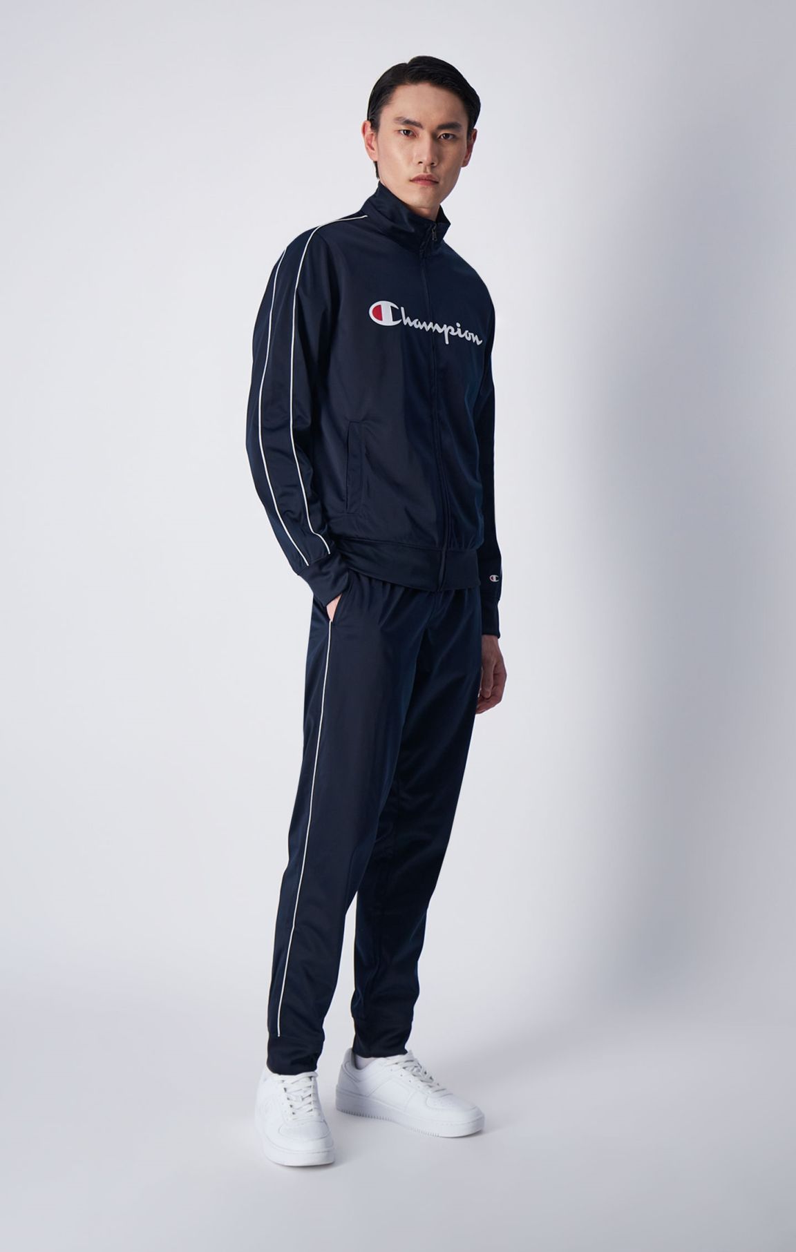 Full-Zip Poly-Knit Tracksuit