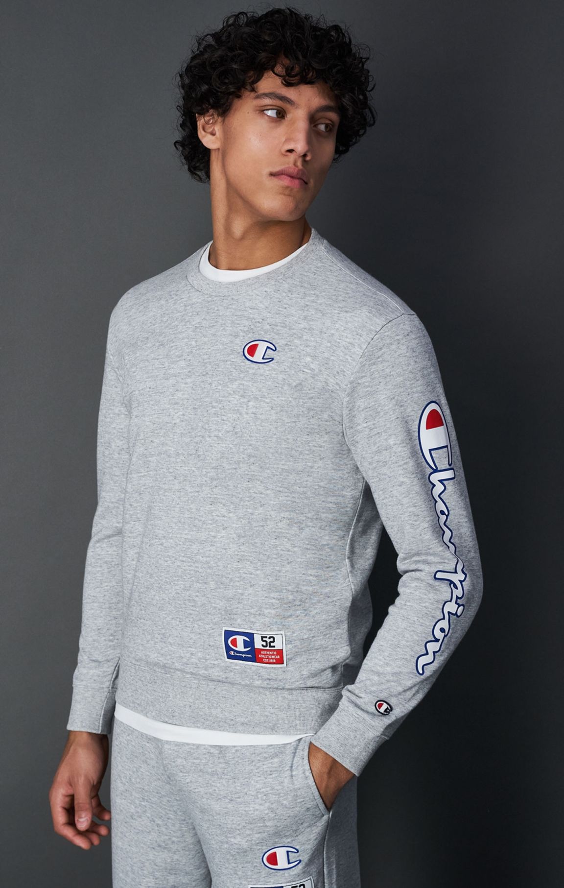 Sportliches Retro-Sweatshirt aus schwerem French Terry