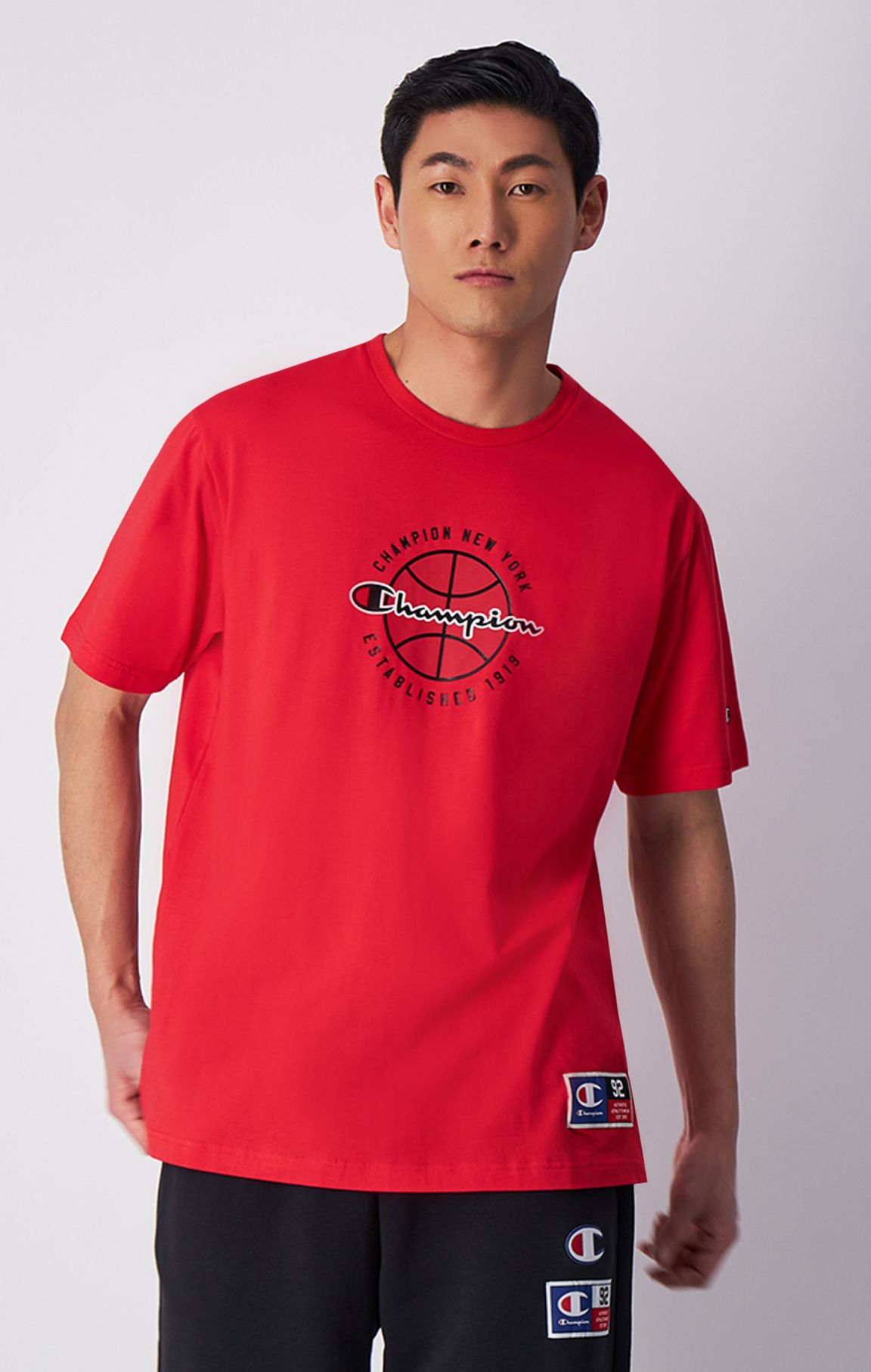 T-shirt de Basketball en Coton Stretch