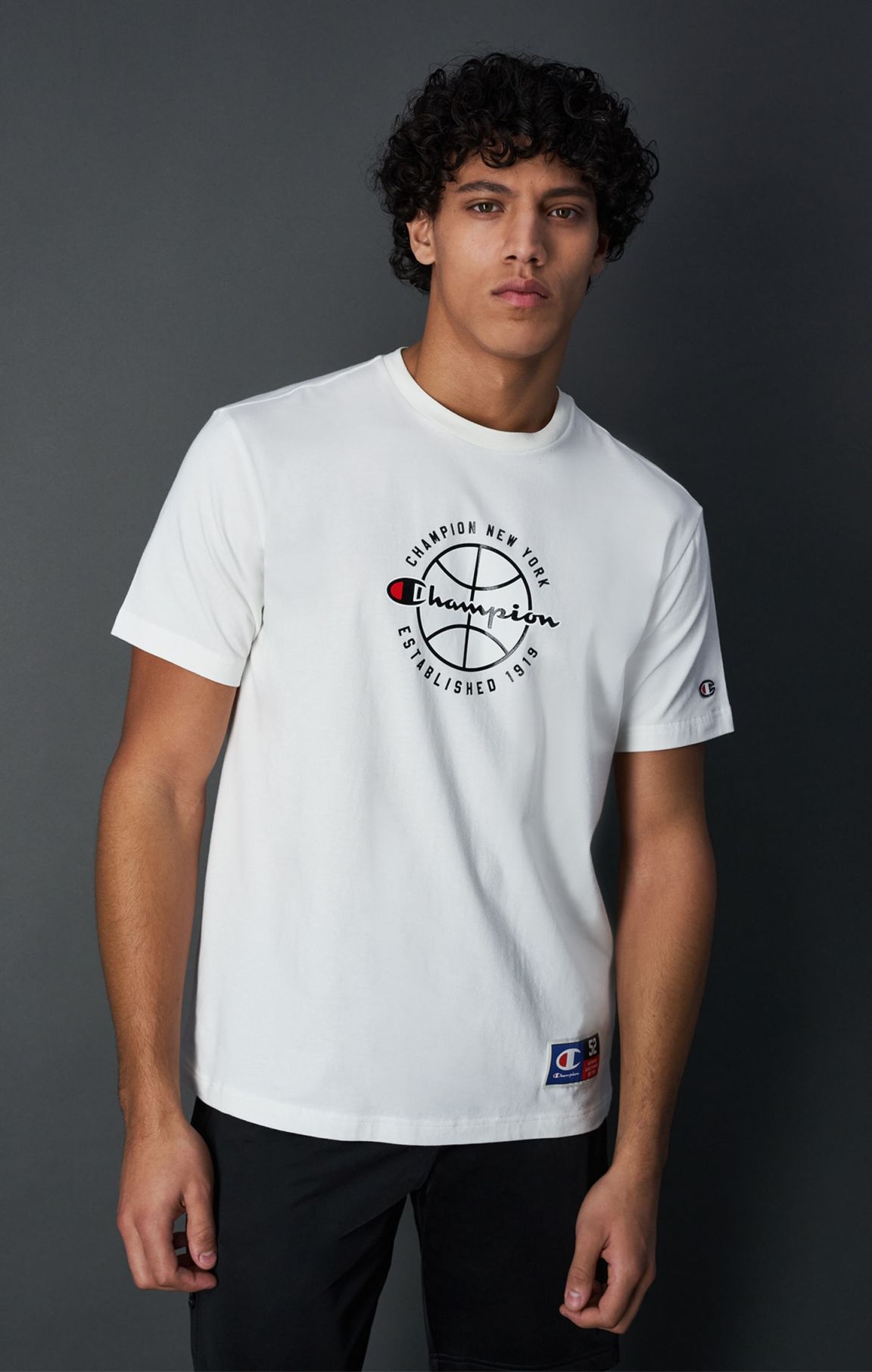T-shirt de Basketball en Coton Stretch