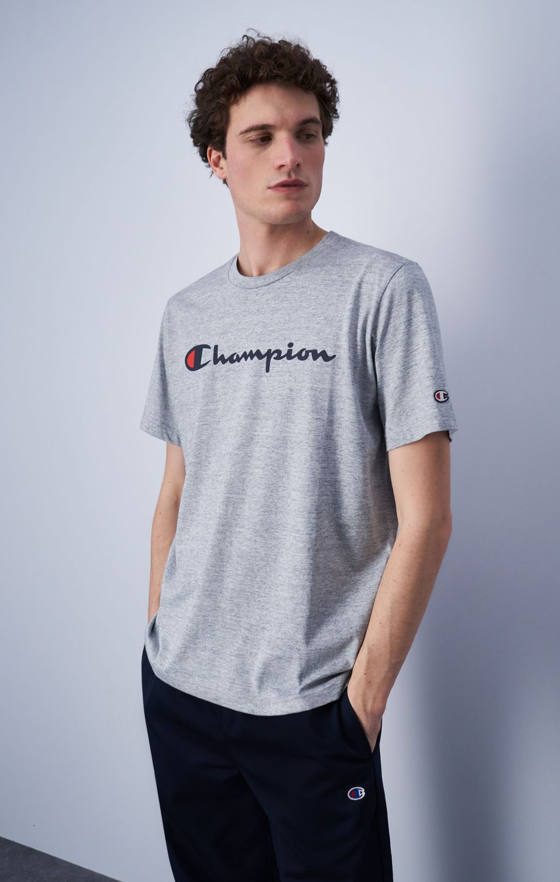 T-shirt à grand logo Champion