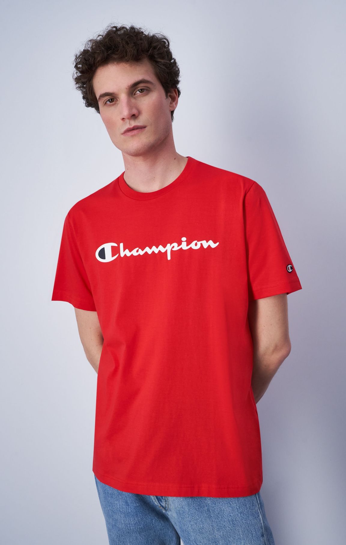 T-shirt à grand logo Champion