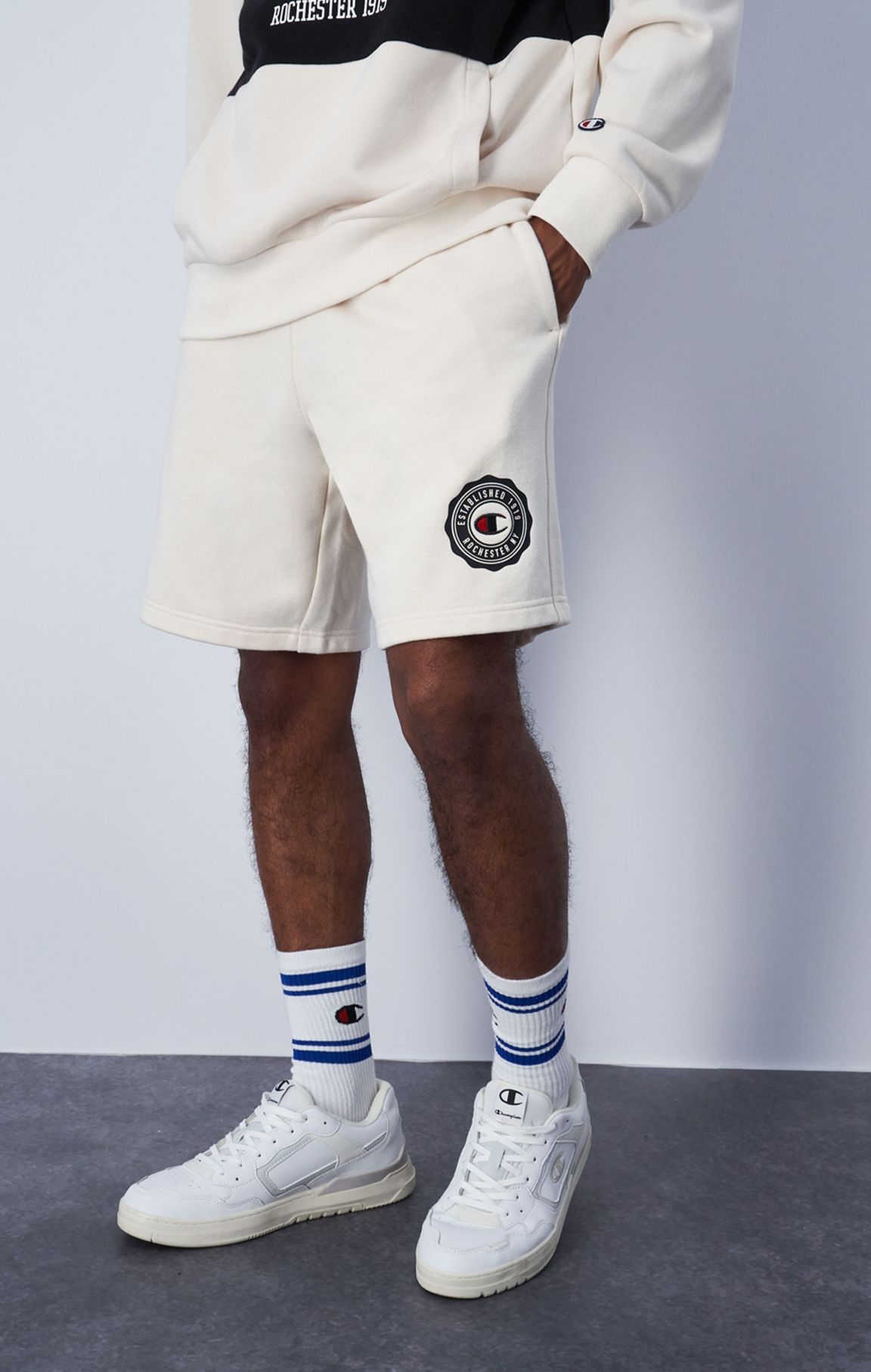 Logo-Shorts aus schwerem French Terry
