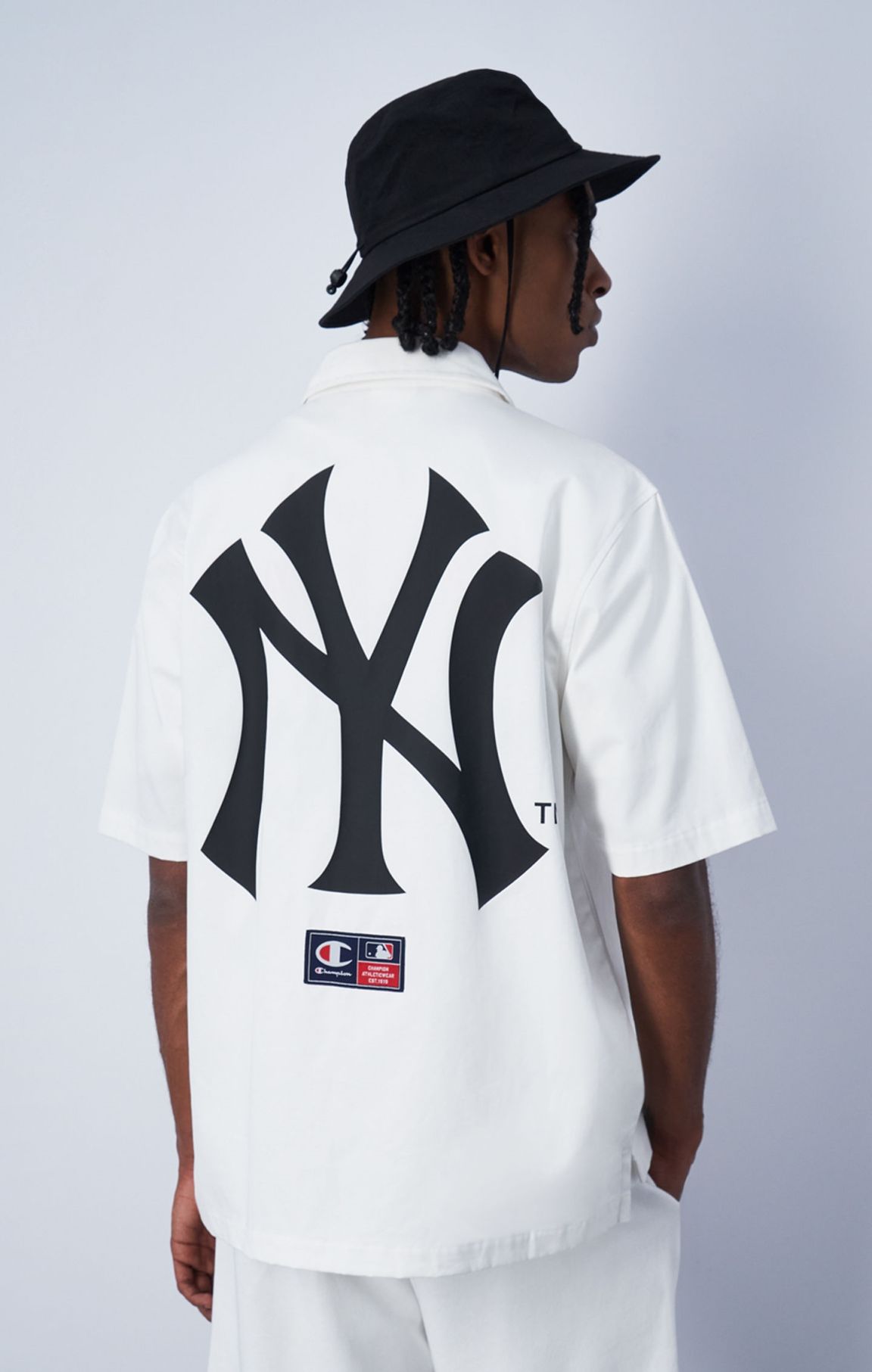 Camiseta MLB de algodón con abertura lateral