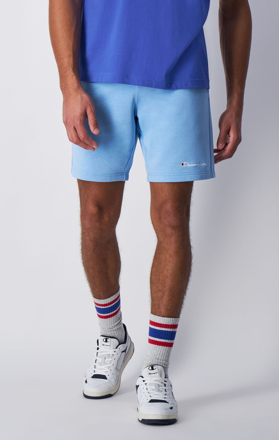 Shorts in French Terry con Logo Champion
