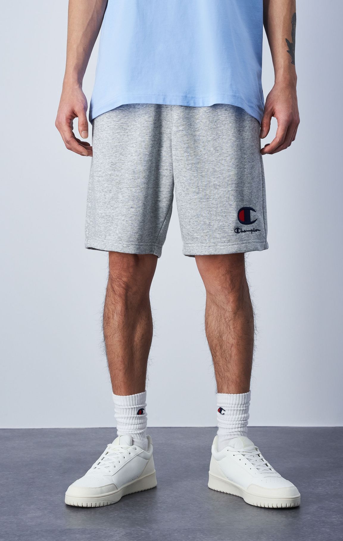 Shorts de felpa con logotipo C Champion