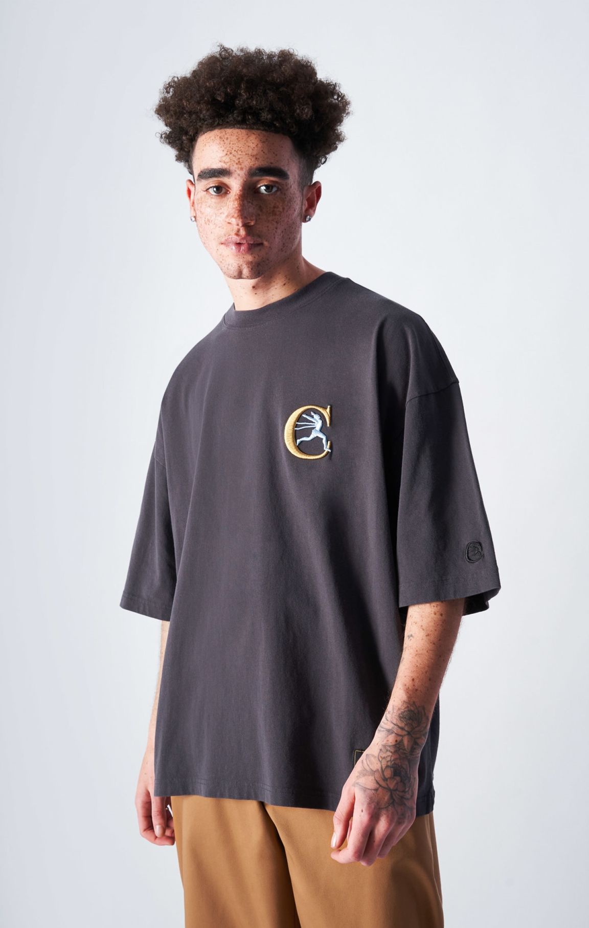 T-shirt Archive Reverse Weave coupe boxy