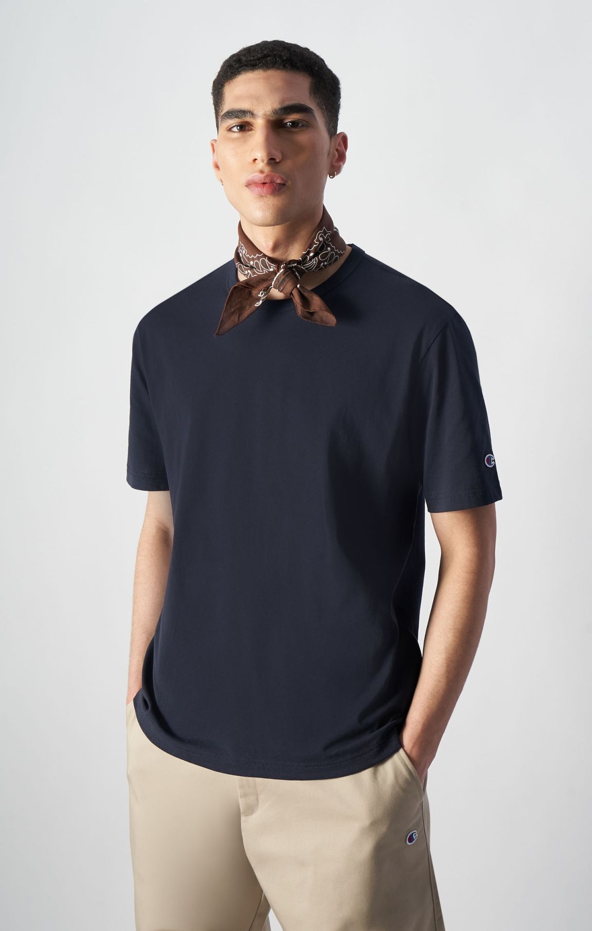 Reverse Weave Cotton T-Shirt