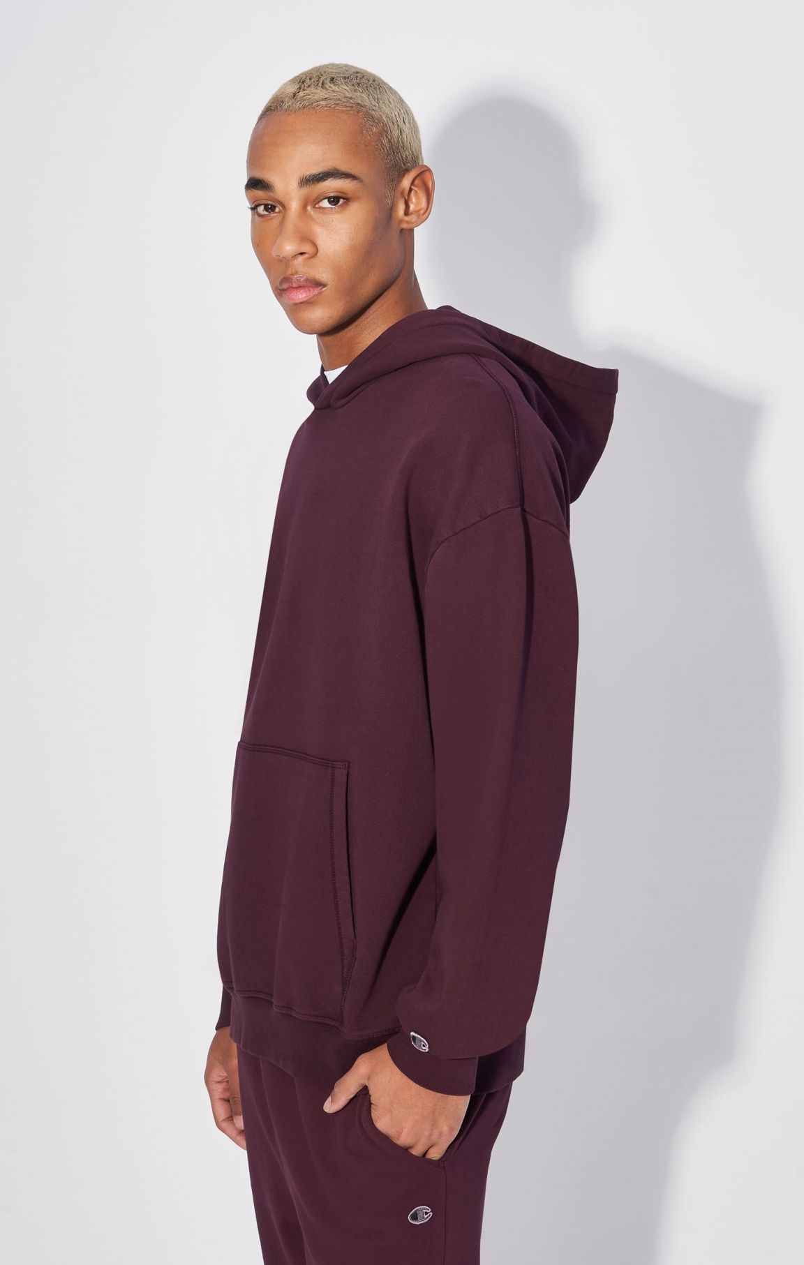 Washed Cotton Loose Fit Hoodie