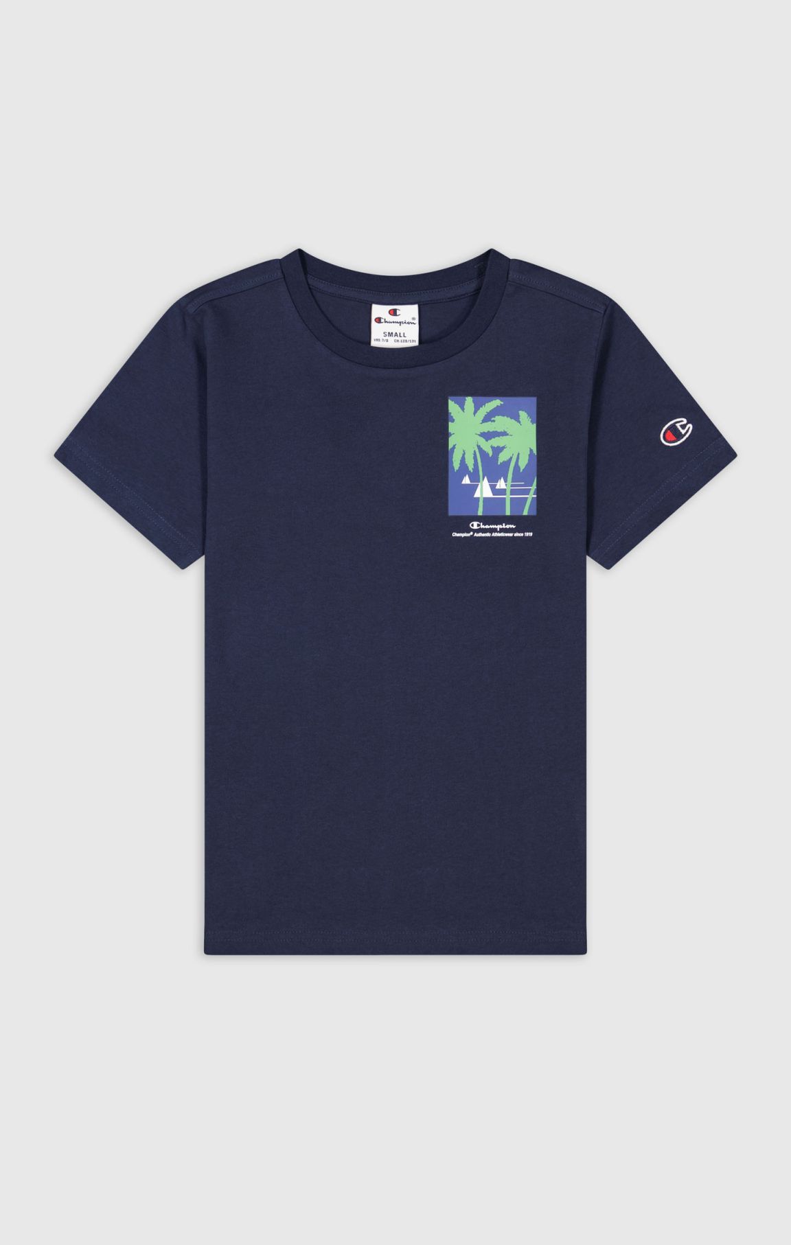 Dark Blue Camiseta gráfica de niño con estampado