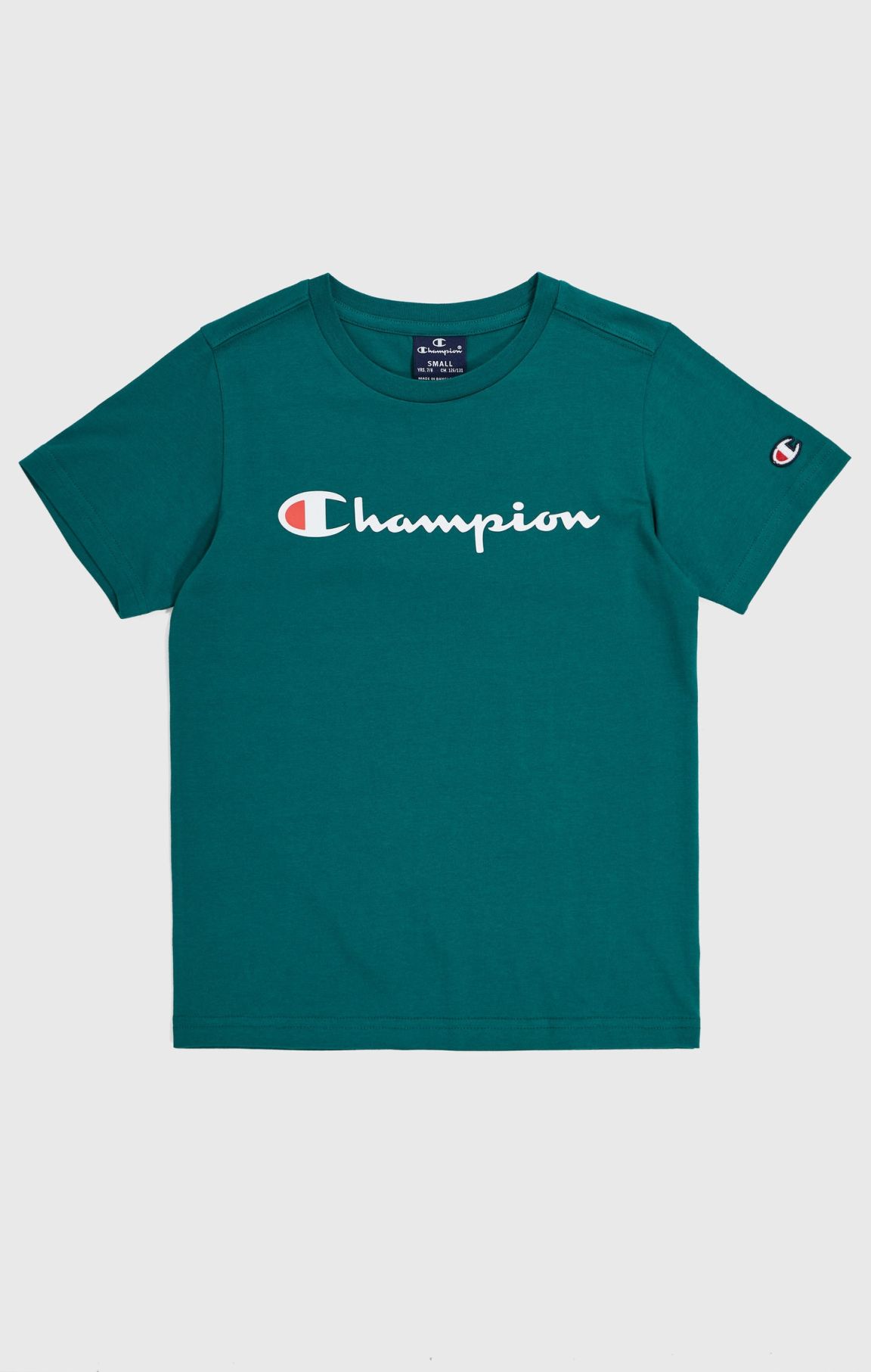 Vert T-shirt à grand logo Champion - Garçons