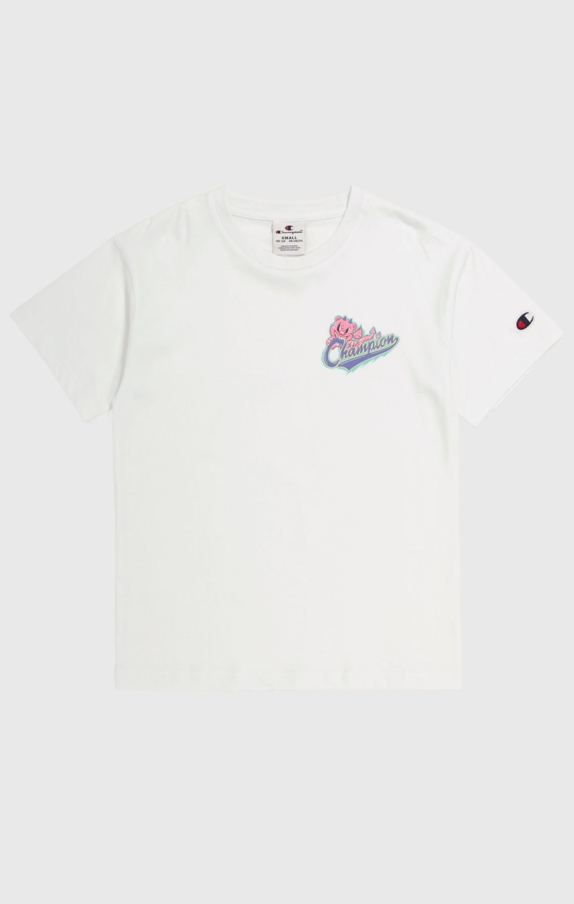 Bianco T-shirt Con Stampa Grafica - Bambino