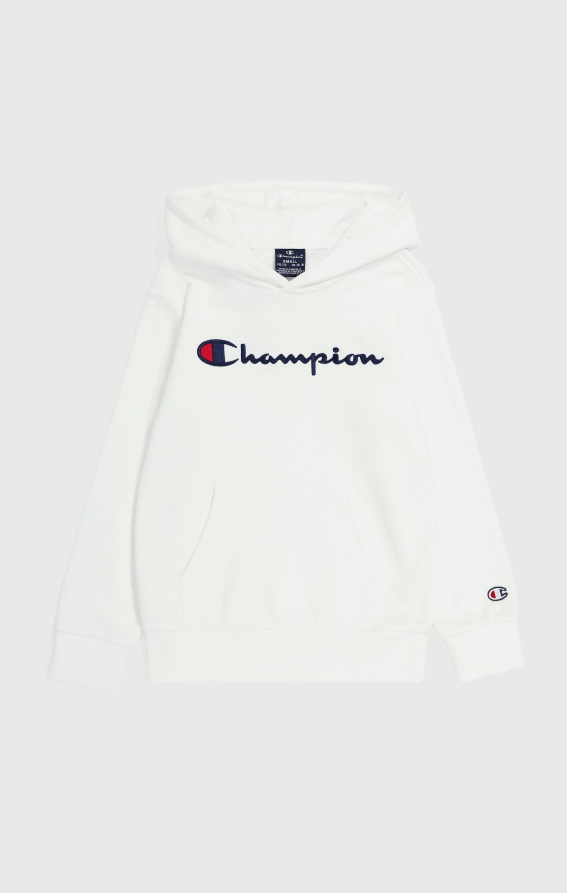 Jungen-Kapuzenpullover mit großem Champion-Logo