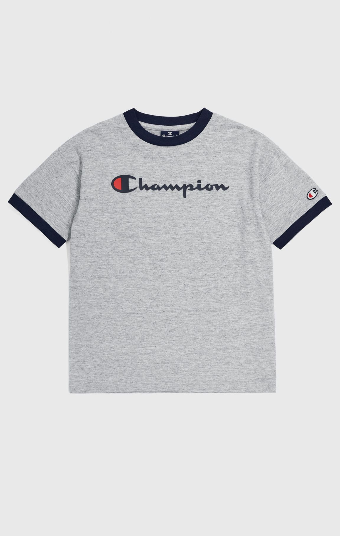 T-shirt à logo Champion et bords contrastés - Garçons
