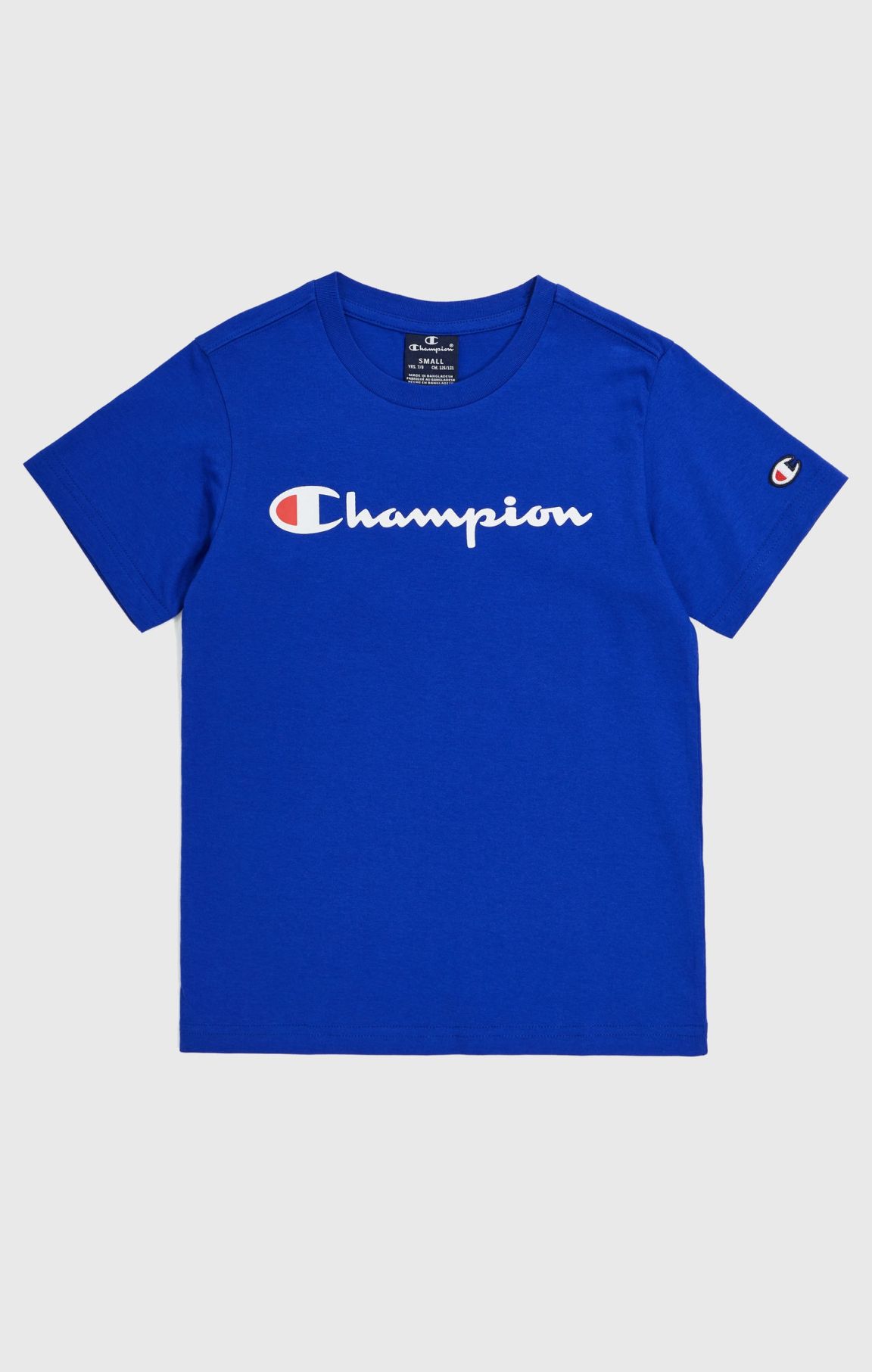 T-shirt en coton à logo Champion - Garçons