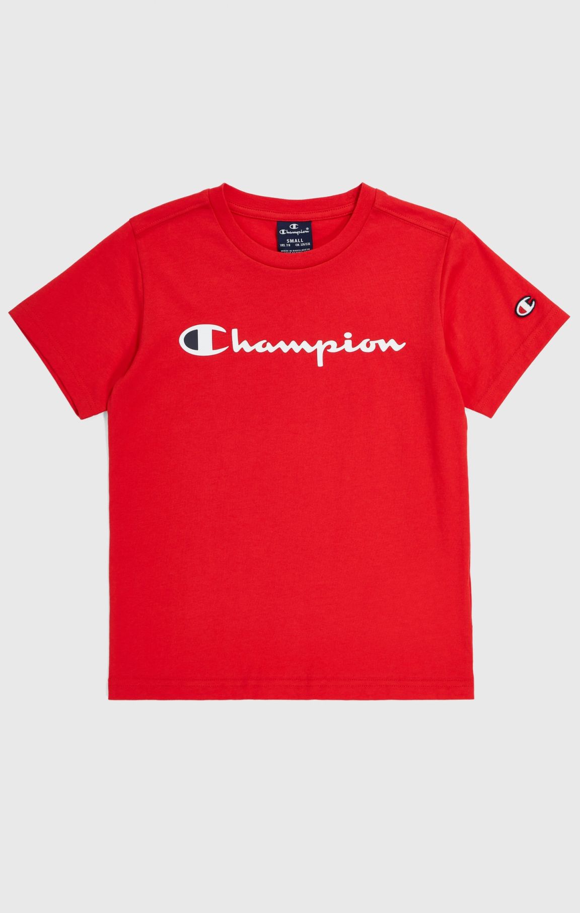 Camiseta de algodón con logotipo para niño