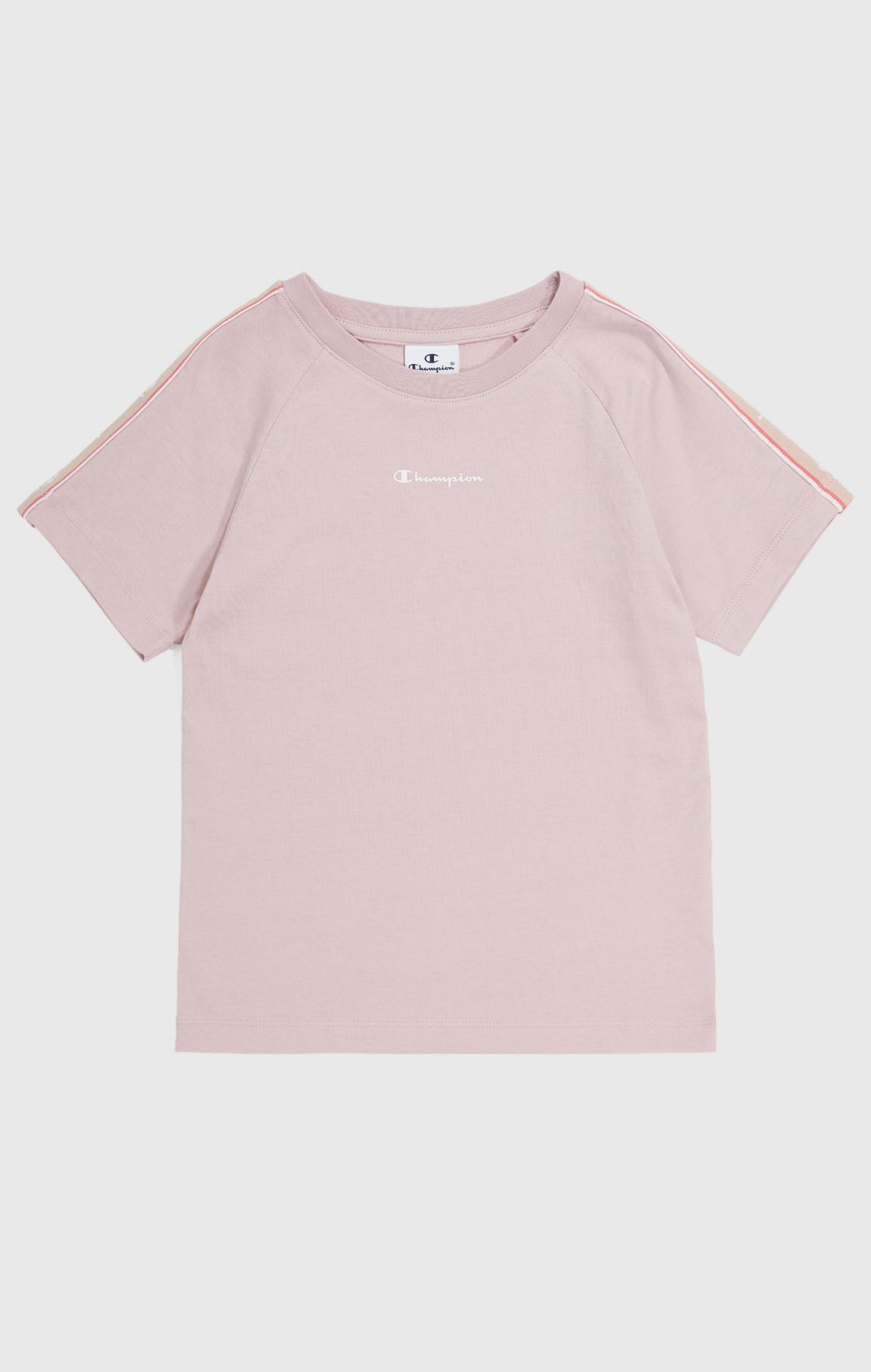 Mädchen-T-Shirt aus Baumwolle mit Bandeinsatz