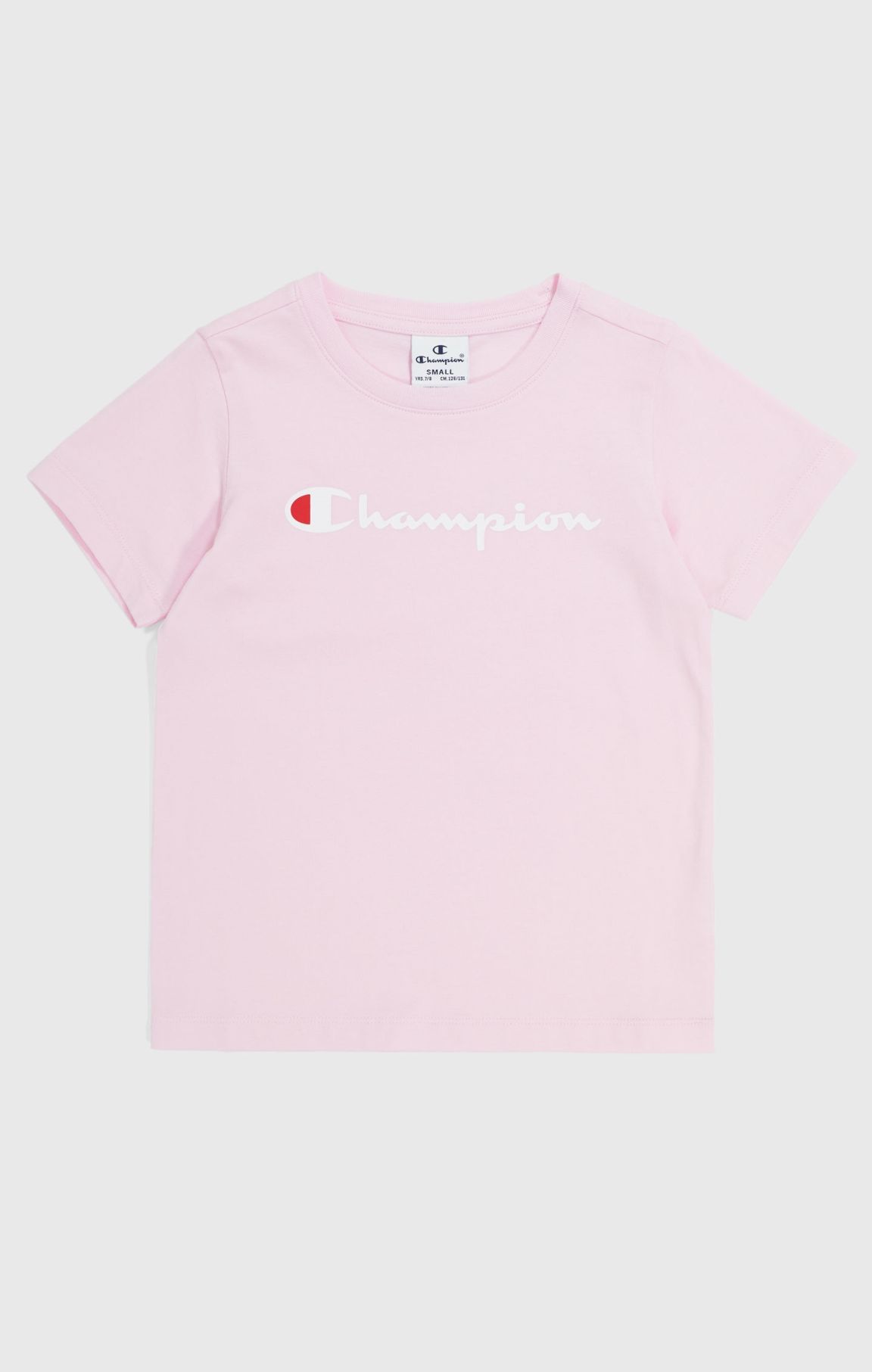 Camiseta de texto con logotipo para niña