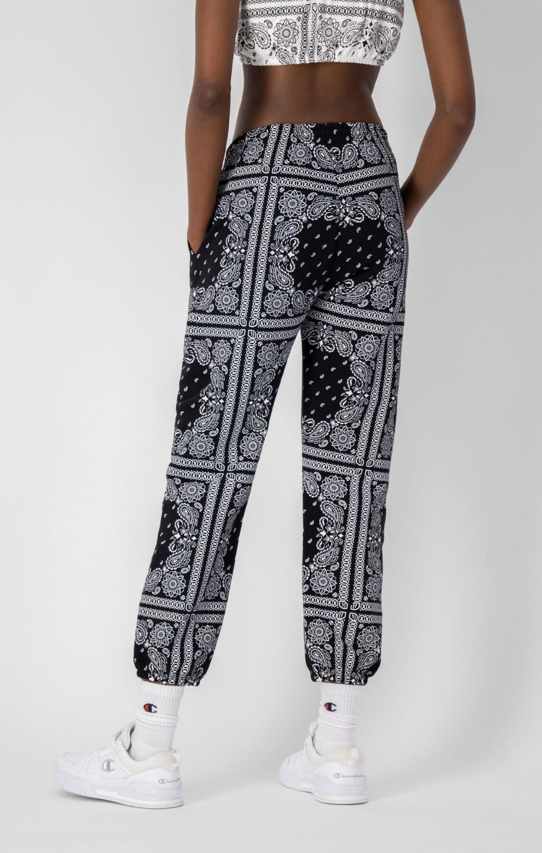 Alanui bandana-print Knitted Trousers - Farfetch