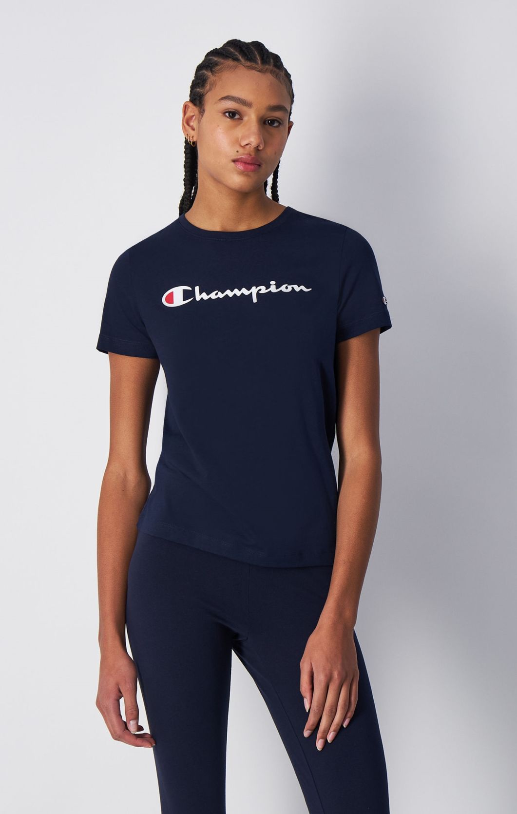 Deutschland Rundhals-T-Shirt Champion mit Champion-Logo | großem