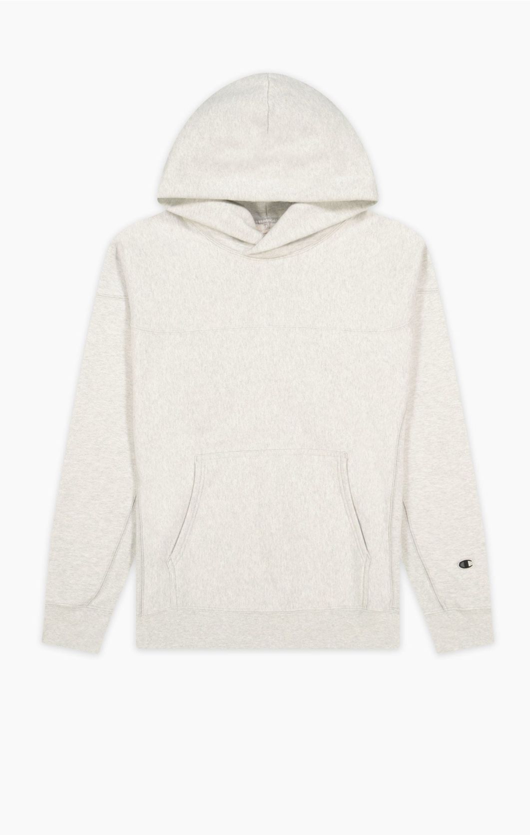 Sweatshirt Reverse Weave à capuche et coutures en coton bio