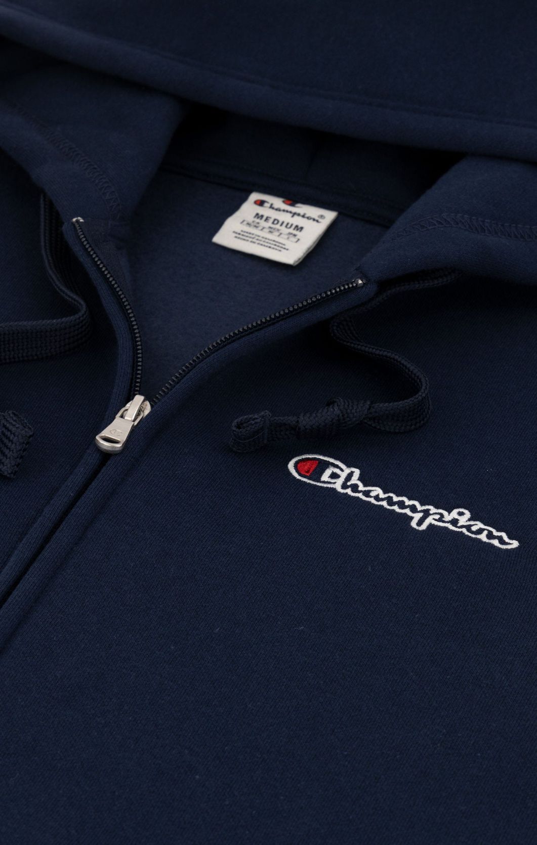 Script Logo Embroidery Full-Zip Fleece Hoodie | Champion UK