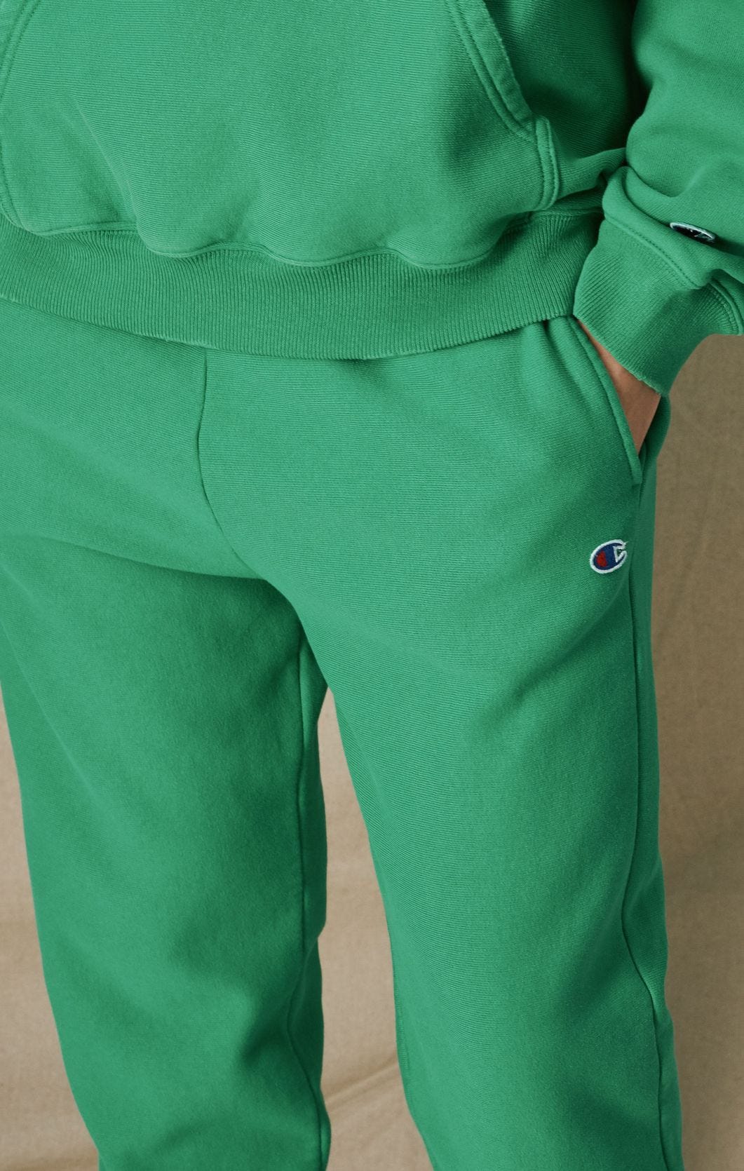 Green champion sale joggers