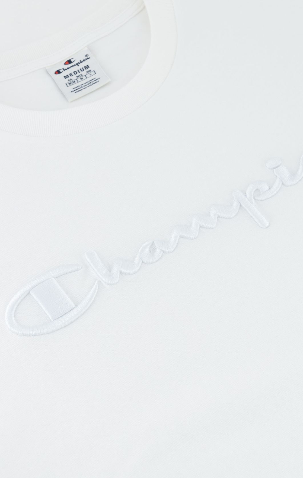 | Champion Logo Script Embroidered Ireland Cotton T-Shirt