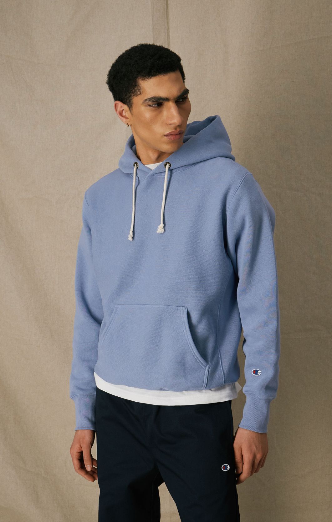 hoodie bleu pastel